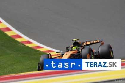 F1 Norris vitazom kvalifikacie na VC Belgicka