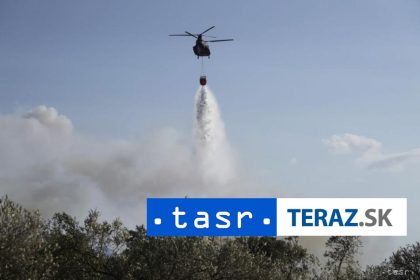 Rozsiahly poziar pri Atenach Vyziadal si uz jednu obet