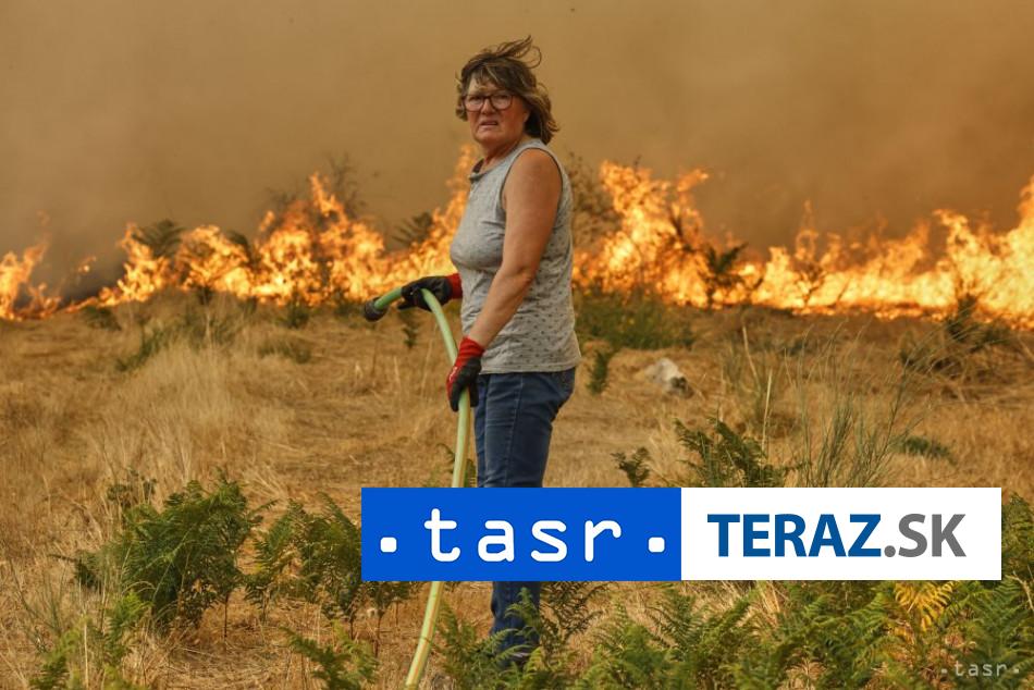 Slovenski hasici prisli do Spanielska pomoct pri poziari