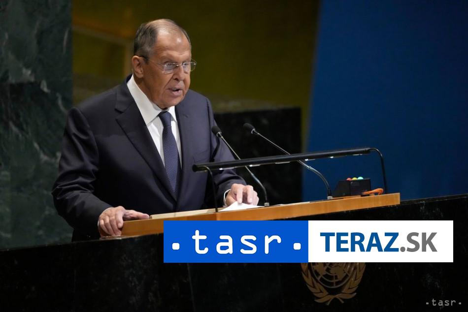Lavrov v OSN Rusko reaguje na agresiu