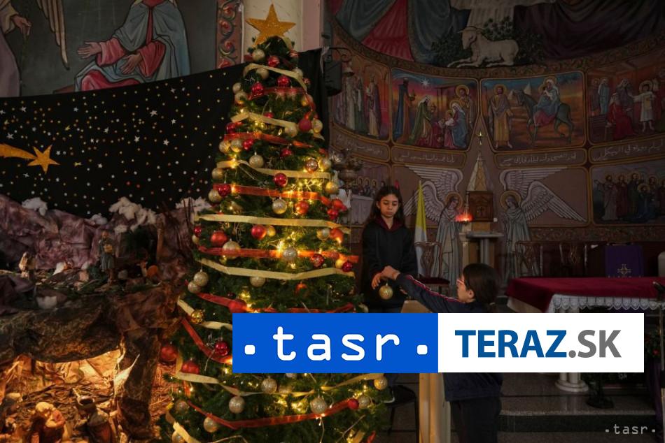 Betlehem usporiadal oslavy Vianoc po vojne v Gaze