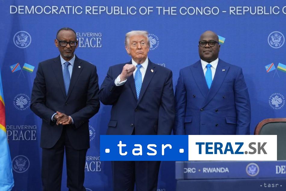 Prezidenti KDR a Rwandy s Trumpom podpisali mierovu dohodu