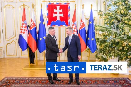 VIDEO Pellegrini prijal prezidenta Chorvatska hovorili aj o Ukrajine