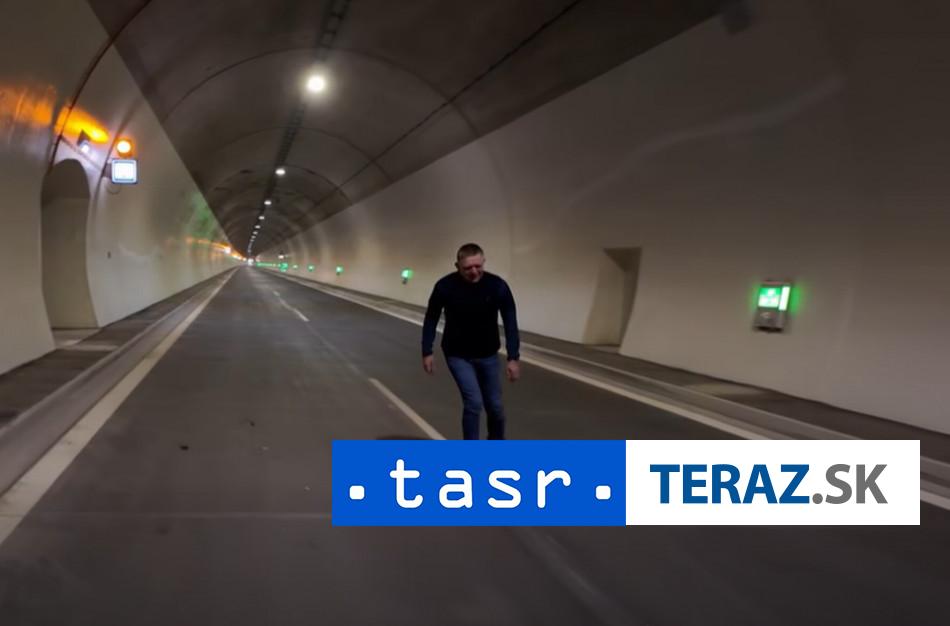 VIDEO Premier Robert Fico prekorculoval tunel Visnove