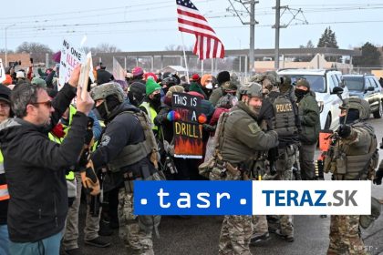 V Minneapolise doslo k stretu demonstrantov s bezpecnostnymi silami