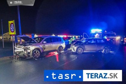 VAZNA NEHODA Pri Kosiciach sa zrazili tri auta hlasia zranenych