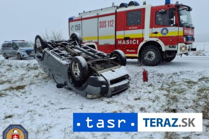 RUSNE POPOLUDNIE Bratislavski hasici zasahovali pri dvoch nehodach