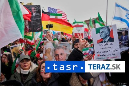 V Mnichove sa na demonstaracii proti Iranu zucastnilo 200000 ludi