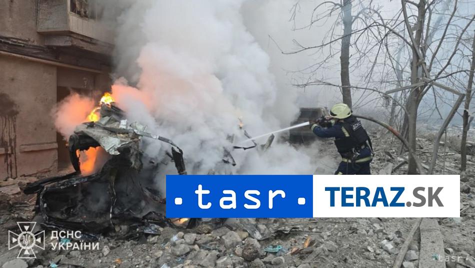 Ukrajina Dronovy utok Moskvy si v Charkove vyzadals e sest zranenych