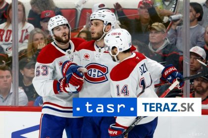 Slafkovsky dal dva goly a pridal asistenciu Montreal vyhral 62