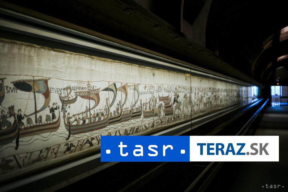 Tapeseriu z Bayeux tajne prevezu na vystavu do Britanie v kontajneri