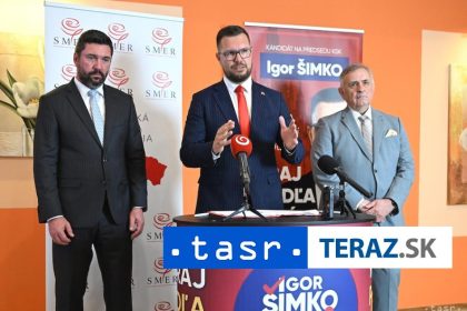 VIDEO Na post predsedu Kosickeho kraja Smer podpori Igora Simka