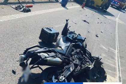 ZAHYNUL MOTORKAR PRI DETVE VOSIEL DO PROTISMERU