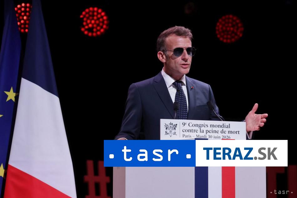 Macron varoval pred vedenim debat v prospech trestu smrti
