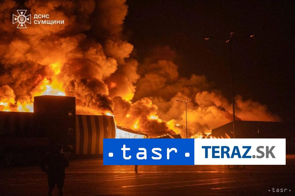 Rusko Ukrajinske utoky si vyziadali dve obete a niekolko zranenych