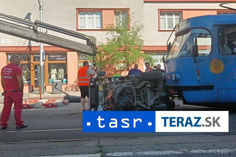 nehoda elektricky incident sa stal na vajnorskej ulici v bratislave