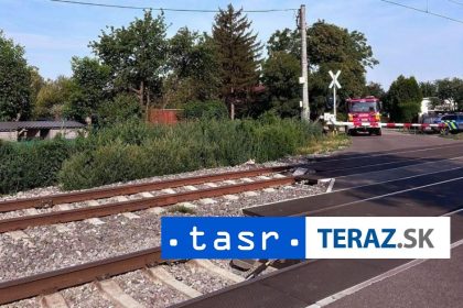 DRAMA NA ZELEZNICNOM PRIECESTI Cyklistu zasiahol vlak