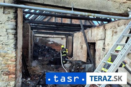 POZIAR VO VAZCI Zasahovali profesionali jedna osoba sa zranila