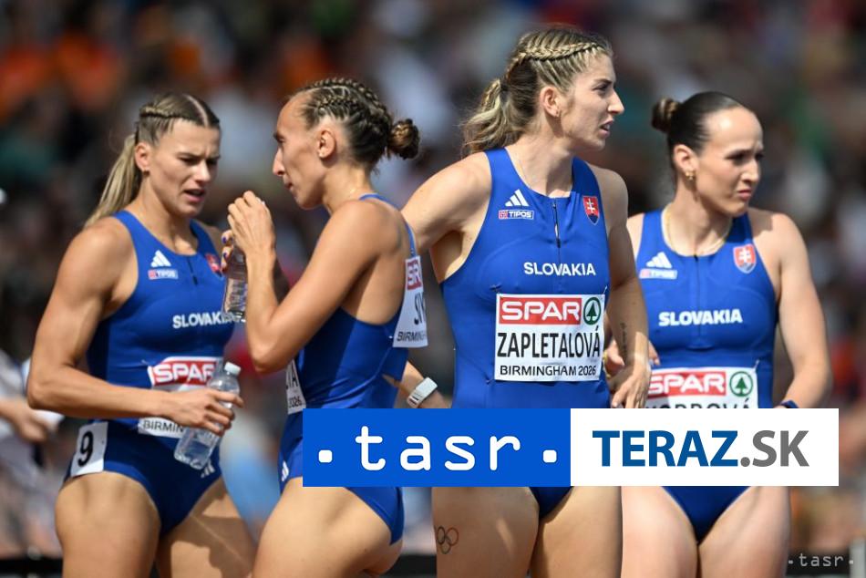 Slovenky sa neprebojovali do finala stafety v behu na 4x400 m