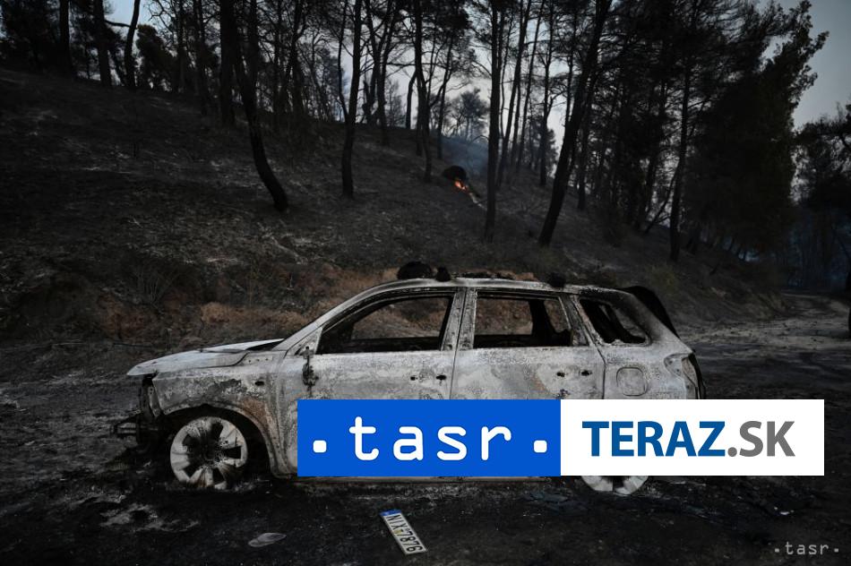 poziar na greckom ostrove ohrozil dve letoviska