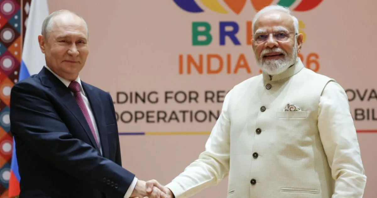Putin a Módí rokovali pred samitom BRICS