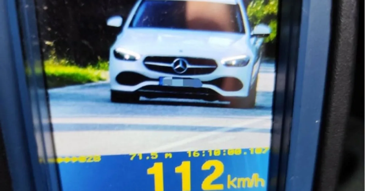 Vodič dostal pokutu 500 eur za prekročenie rýchlosti